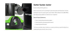 Guttersucker Junior Best Features