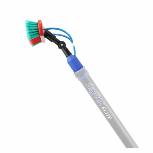 adaptor with window cleaning brush