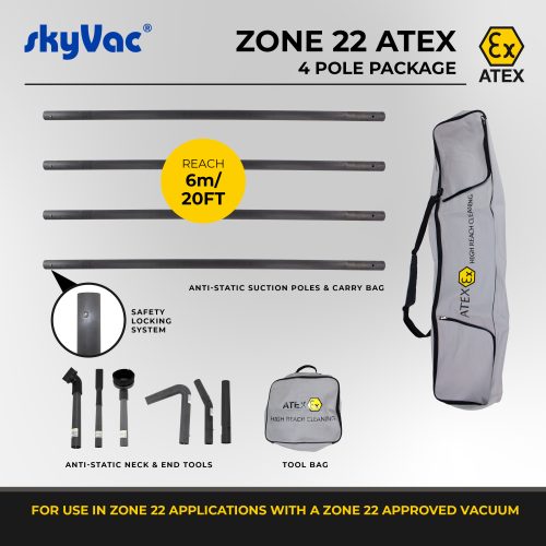 ATEX Suction Pole Set with Safety Locking System